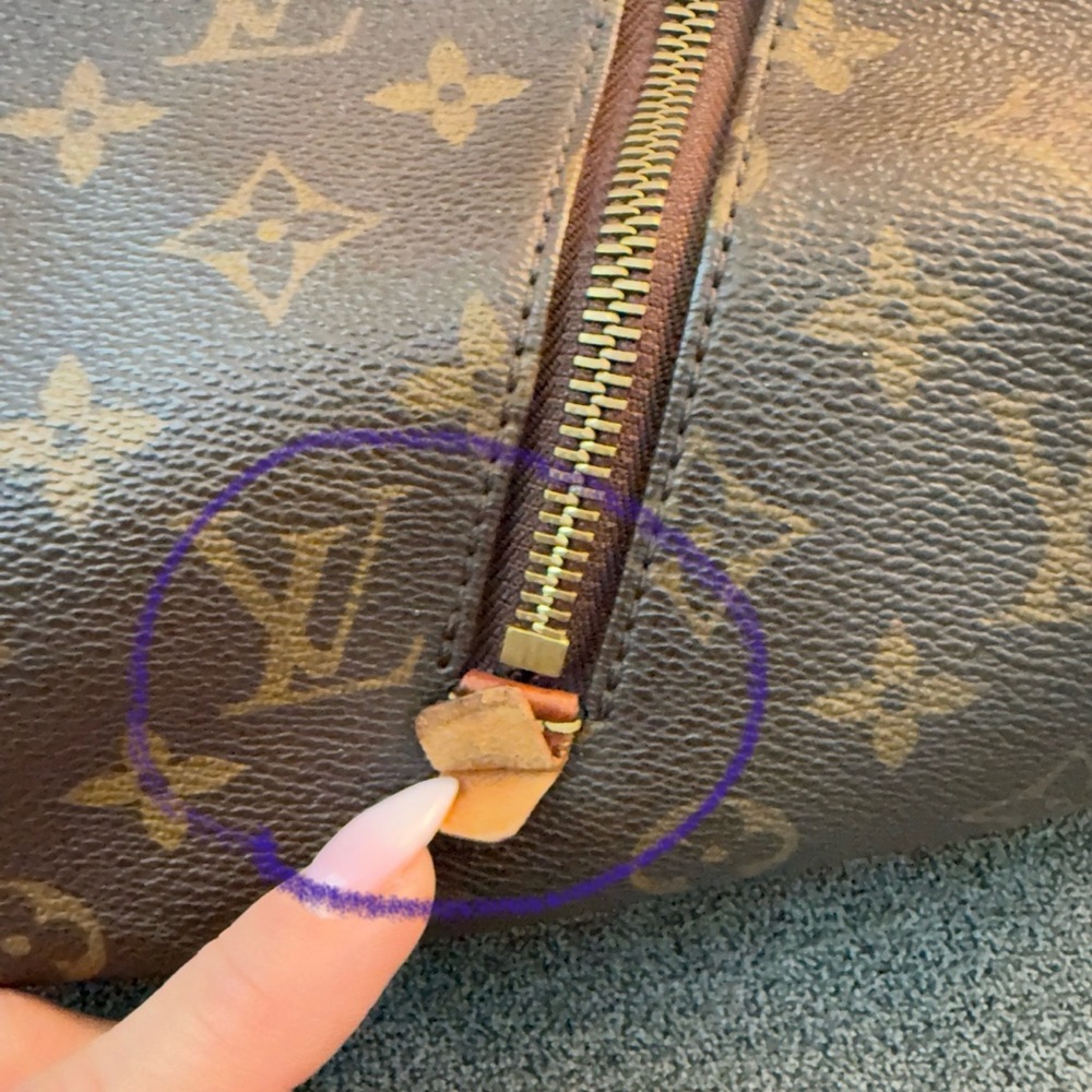 Authentic Louis Vuitton Brown Monogram Shoulder Bag - Picture 16 of 16